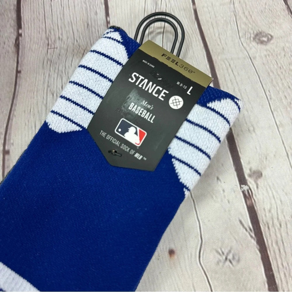 NWT stance MLB socks Toronto blue jays diamond pro feel 360 sporty baseball - Picture 4 of 4
